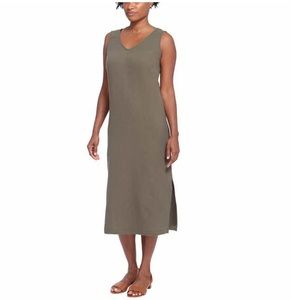 Briggs Ladies' Long Dress, Green (size : XS, S, M, L, XL, XXL)